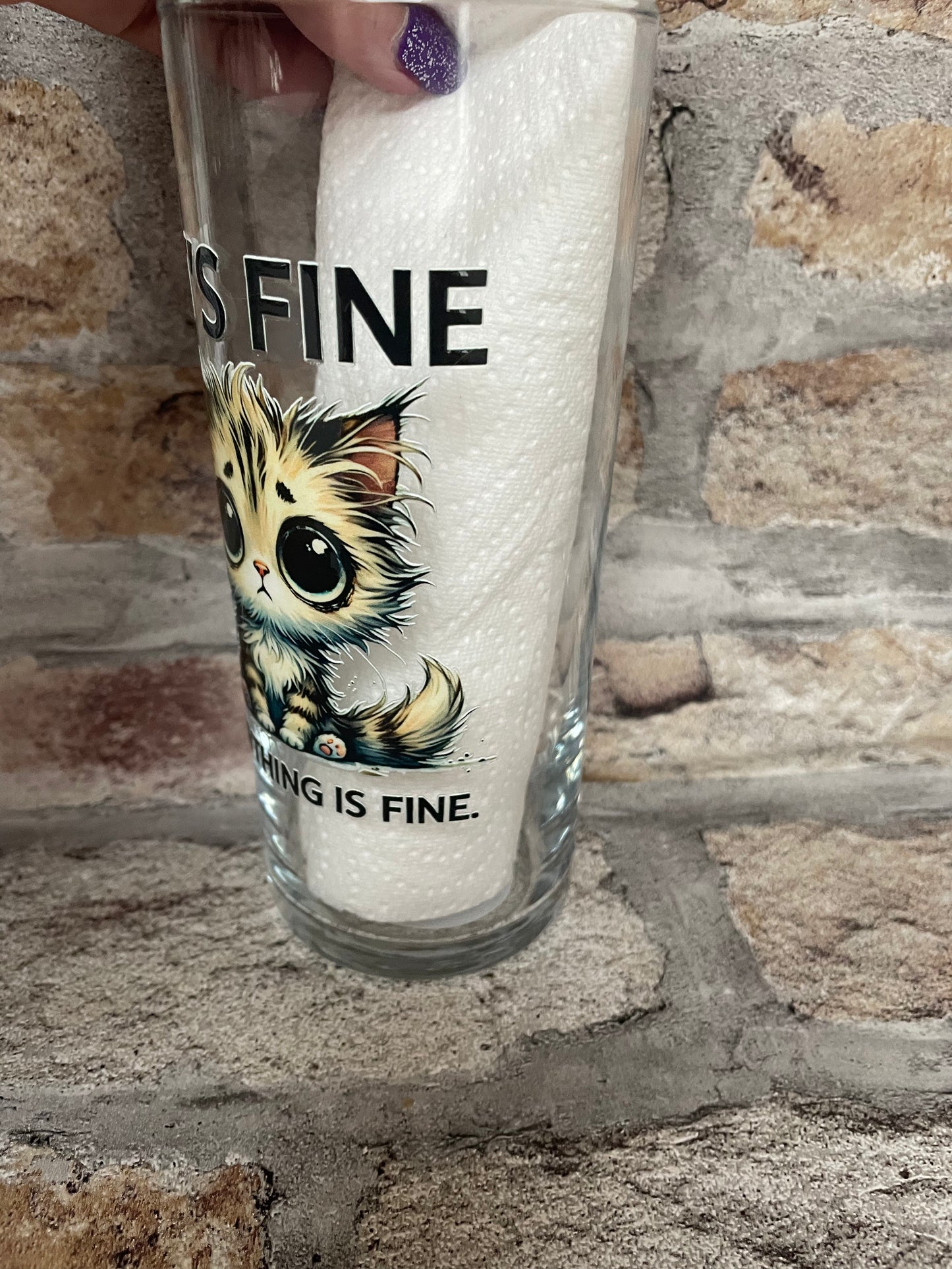 UV-DTF Highball Glass