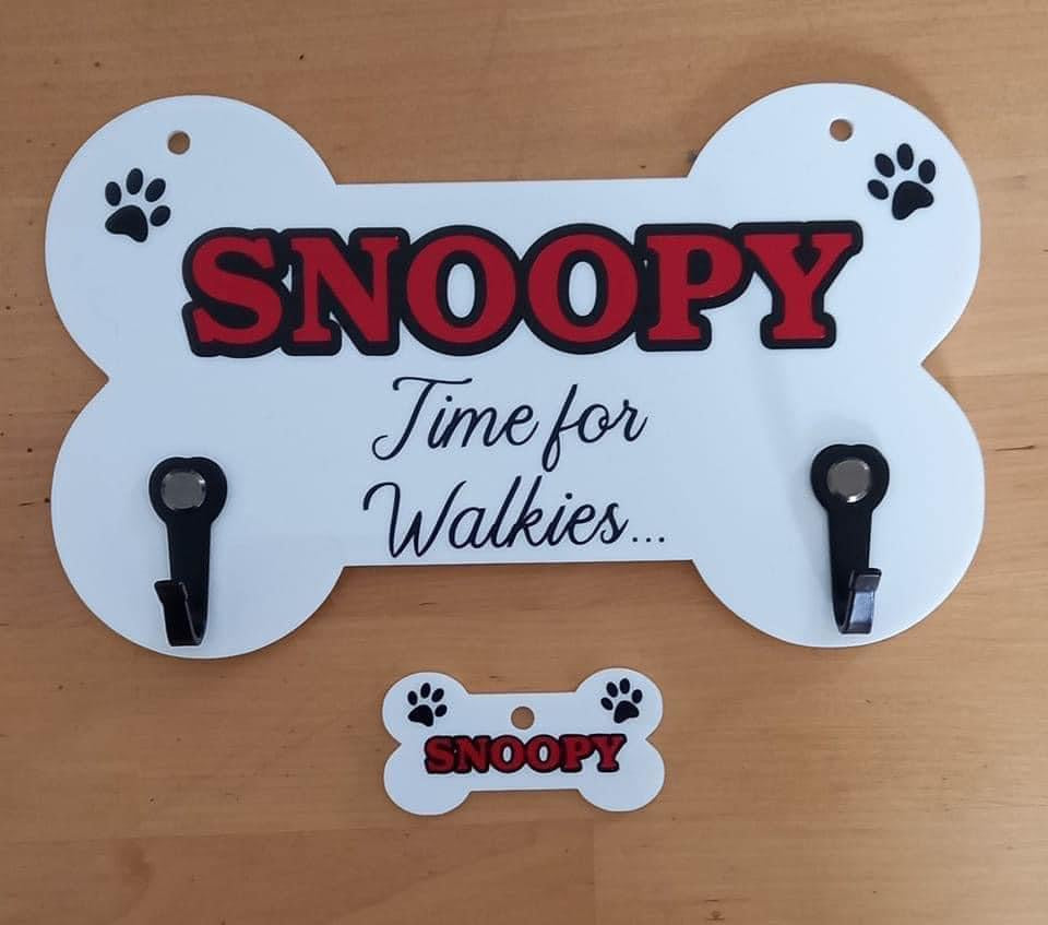 Dog lead holders Acrylic