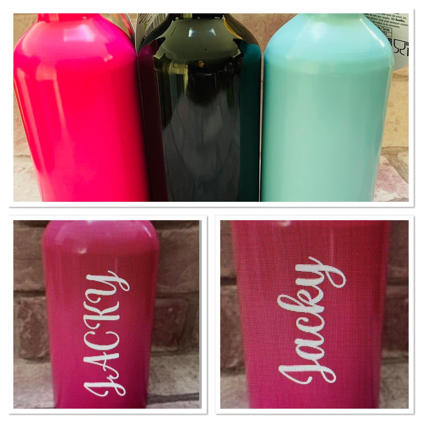 Aluminum water bottles