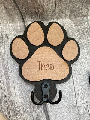 Dog lead MDF Paw