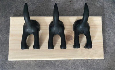 Dog lead holders Wooden