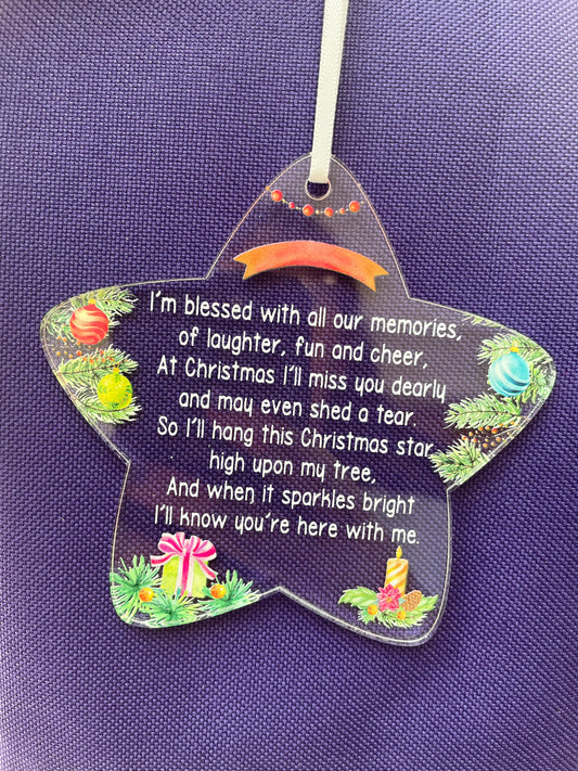 Christmas Acrylic Memorials