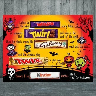 Halloween Chocolate Treat Board