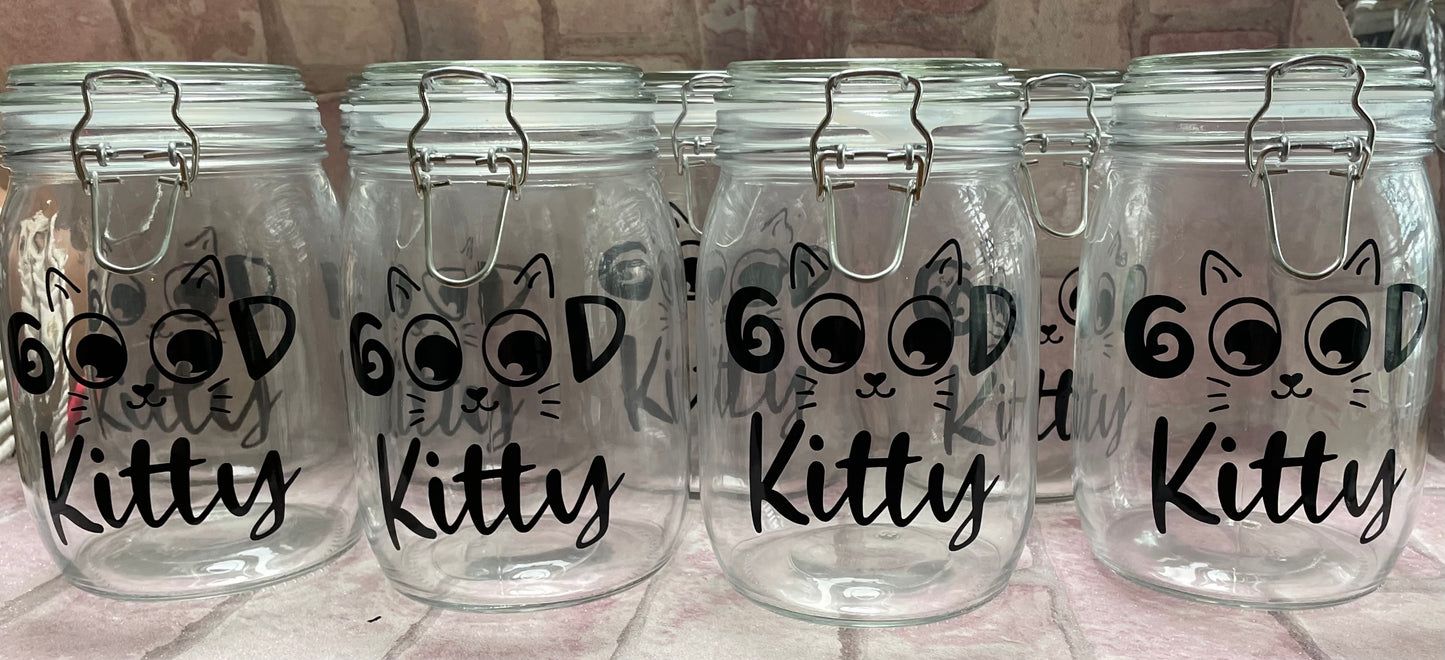 Cat or Dog treat jar