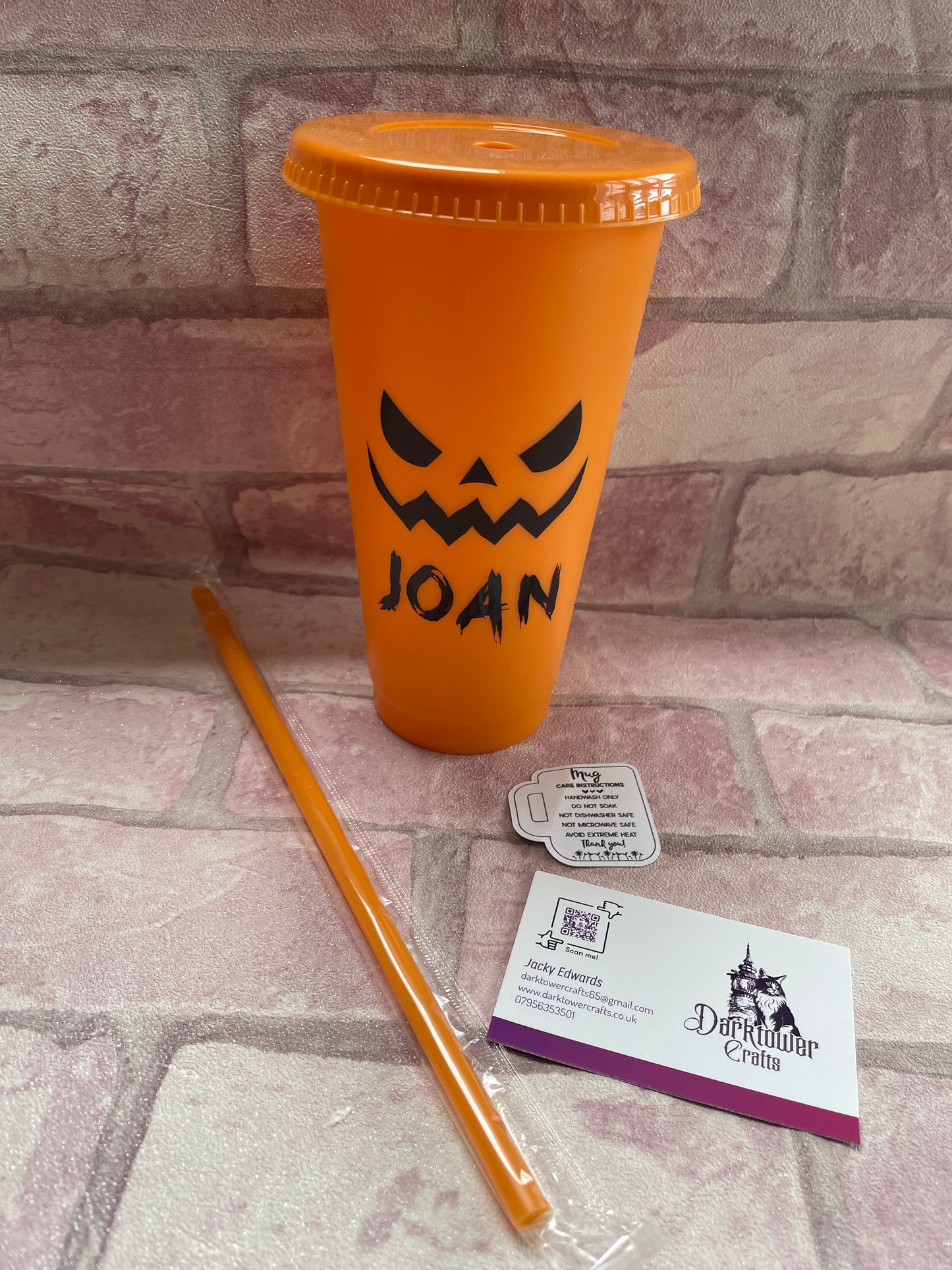 Halloween Cold Cup  24 oz with Vinyl (limited offer)
