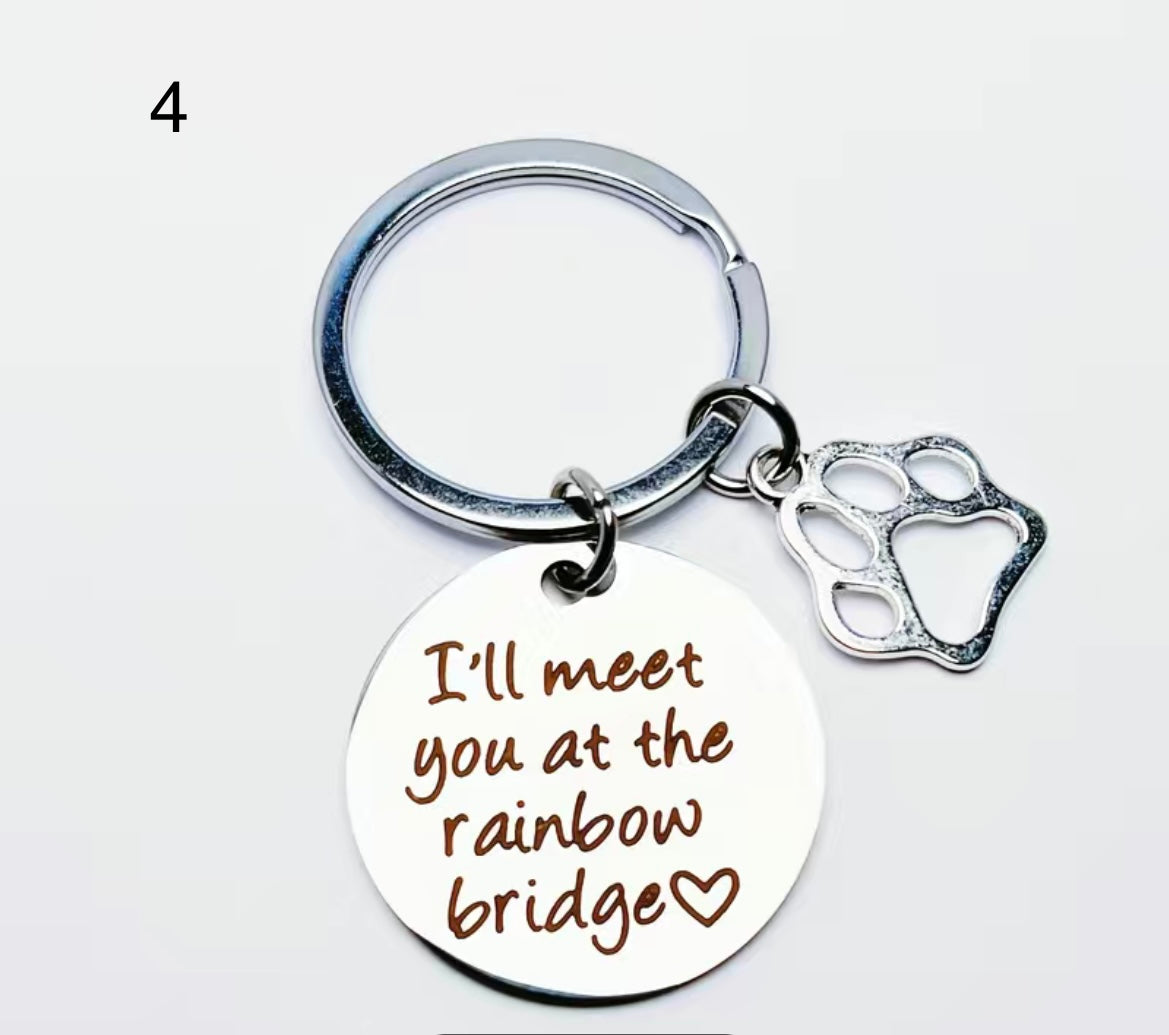 Stainless Steel Memorial keyrings