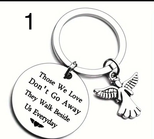 Stainless Steel Memorial keyrings