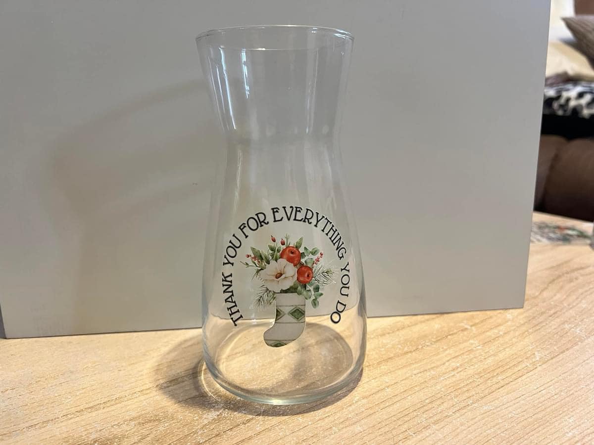 Vases with UV DTF