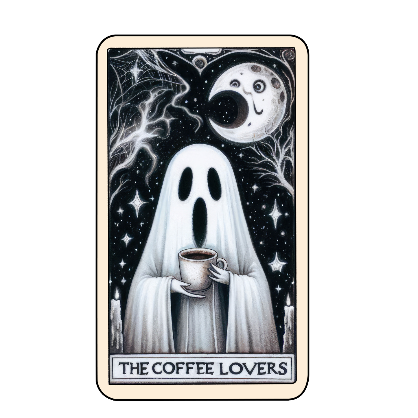 Tarot Halloween Keyring