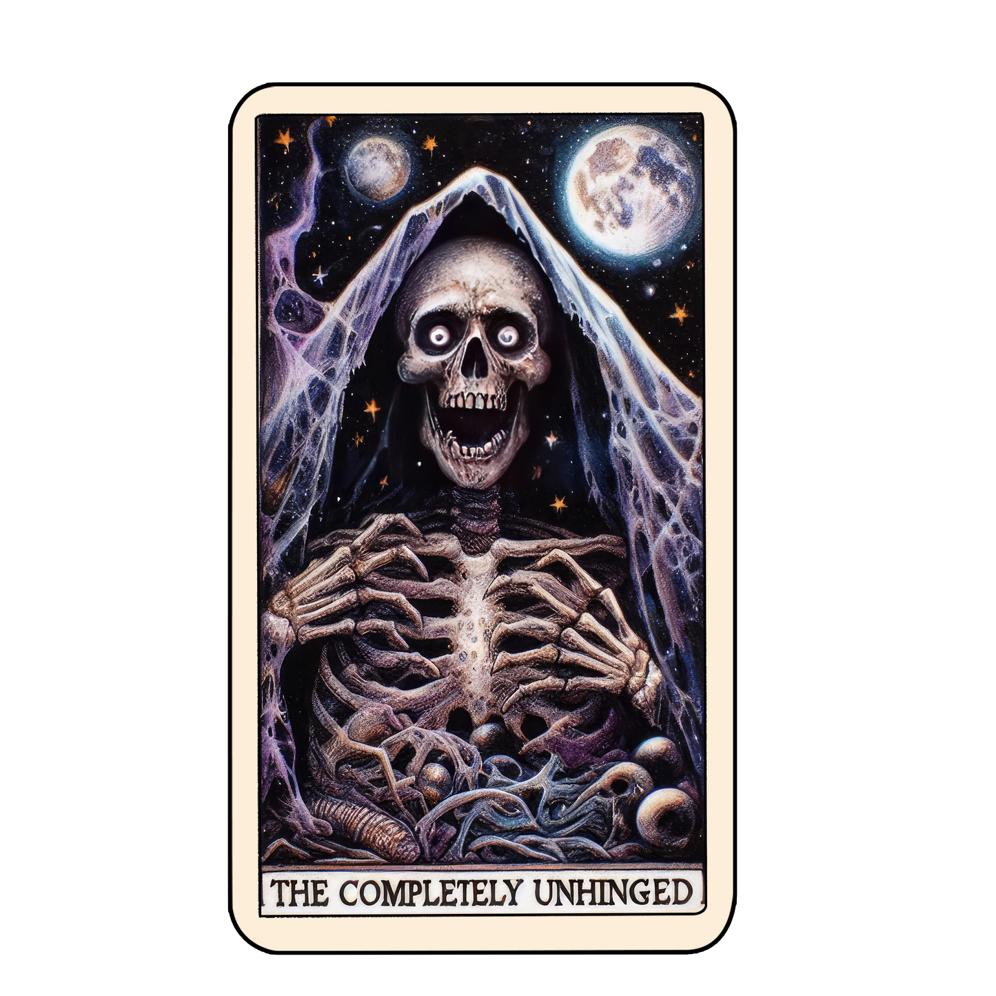 Tarot Halloween Keyring