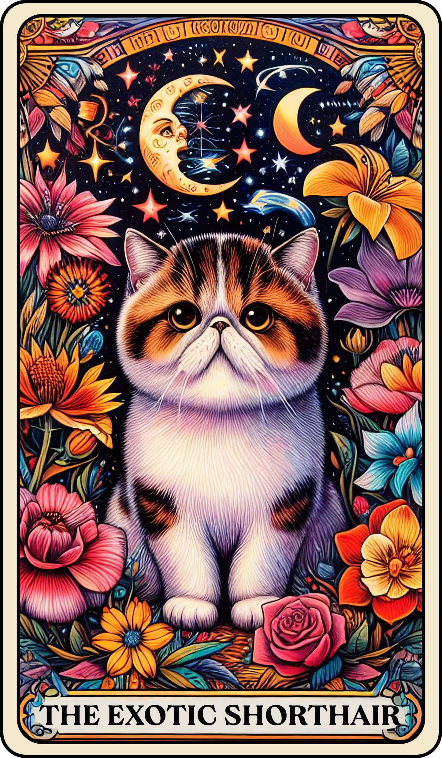 Tarot Cat Keyring