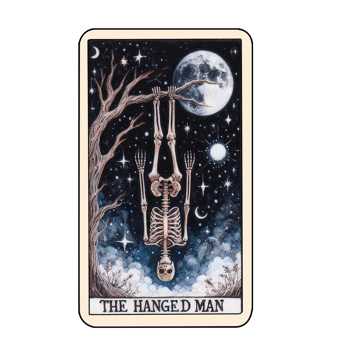 Tarot Halloween Keyring
