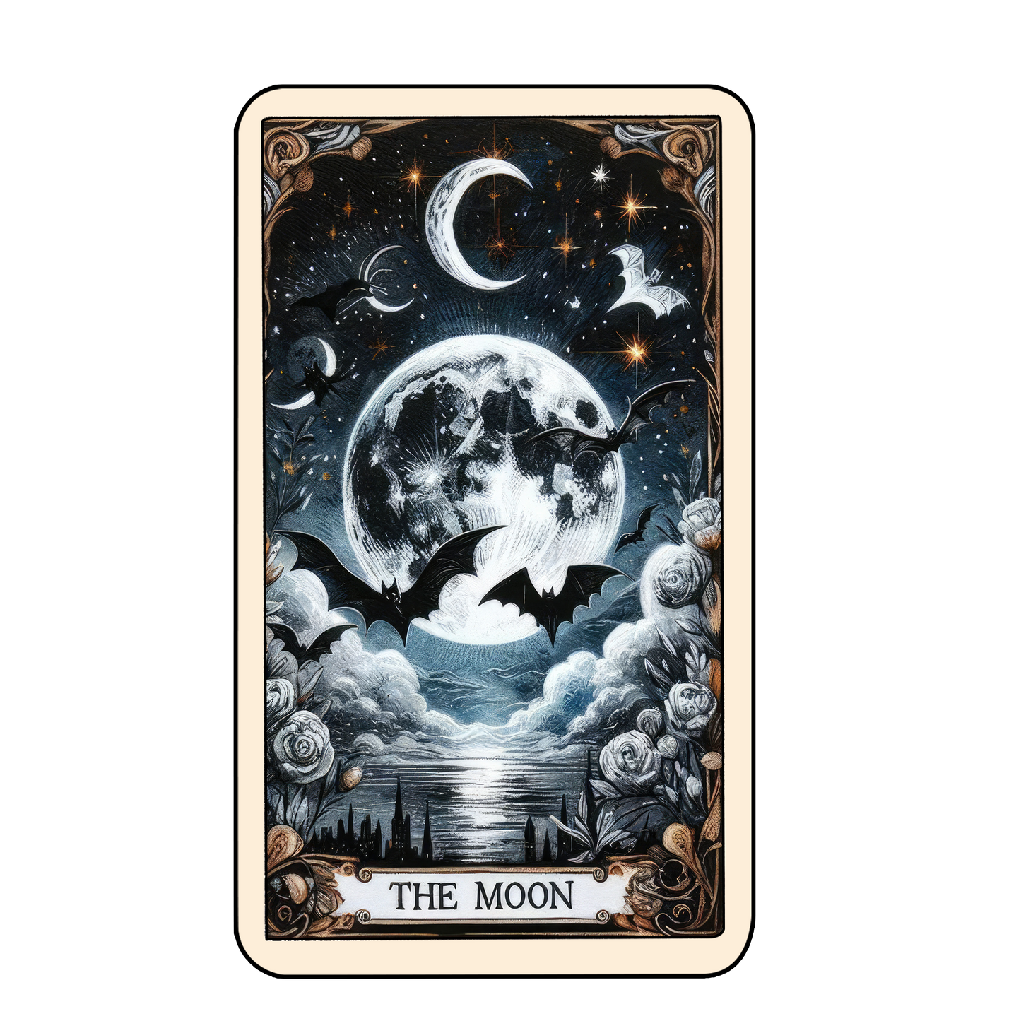 Tarot Halloween Keyring