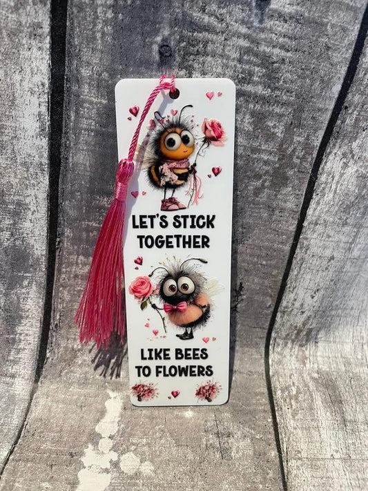 Bee Acrylic Bookmarks