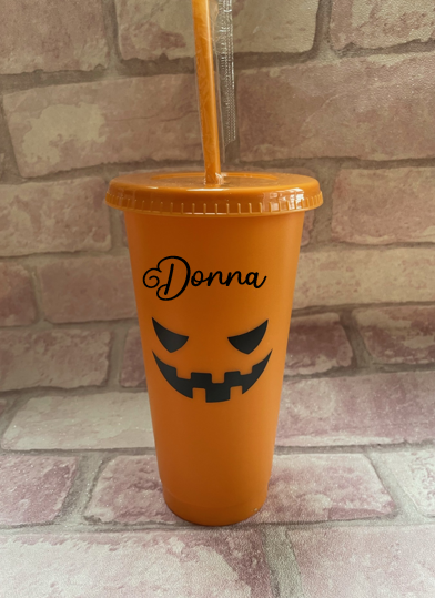 Halloween Cold Cup  24 oz with Vinyl (limited offer)
