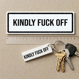 Sweary Plaques and Keyrings