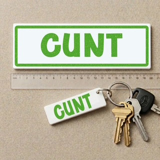 Sweary Plaques and Keyrings